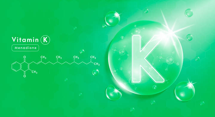 Chemical formula image of vitamin K.