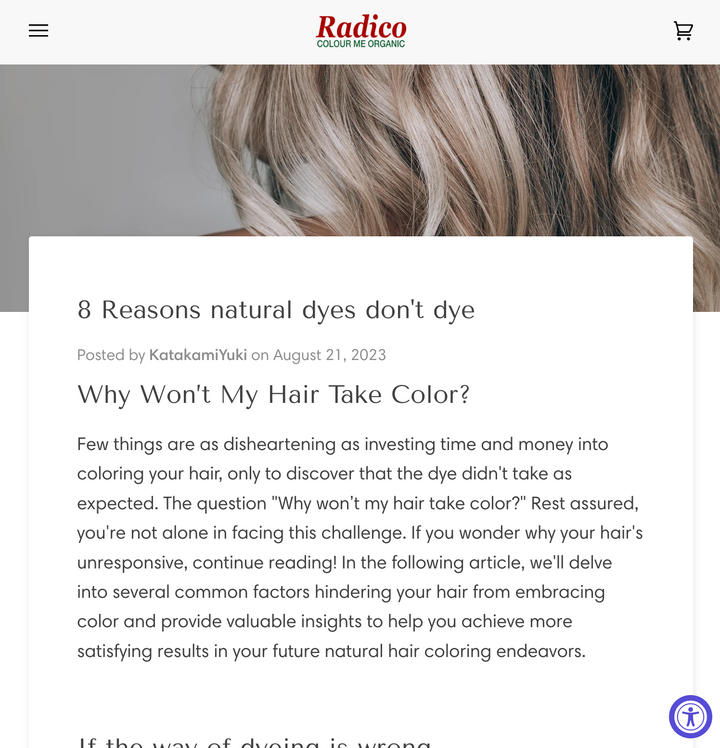 8 Reasons natural dyes don't dye