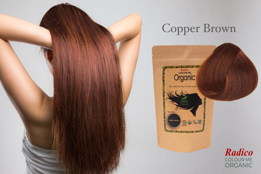 copper brown hair dye