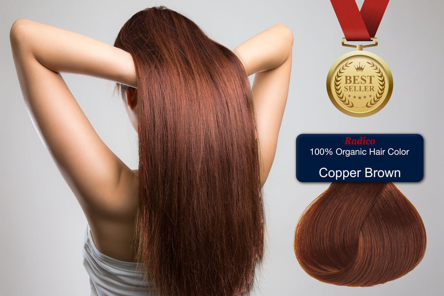 best seller hair color - copper brown
