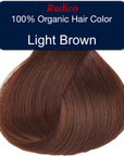 brown hair color sample