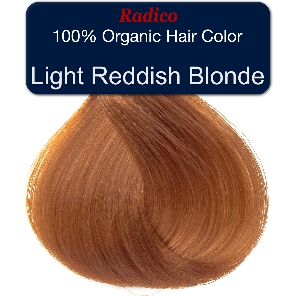 Light Reddish Blonde Non Toxic 100 Organic Hair Dye Radico USA