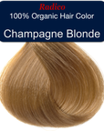 Champagne Blonde Hair Sample