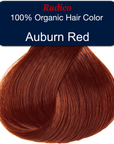 Auburn Red Hair Color Sample