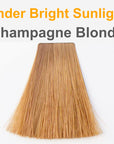 champagne blonde under sunlight