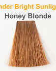 Honey blonde under sunlight