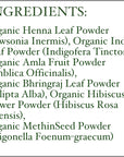 Mahogany Ingredients