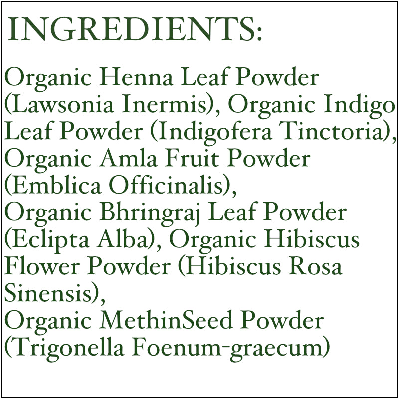 Mahogany Ingredients