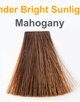 Mahogany color under sunlight