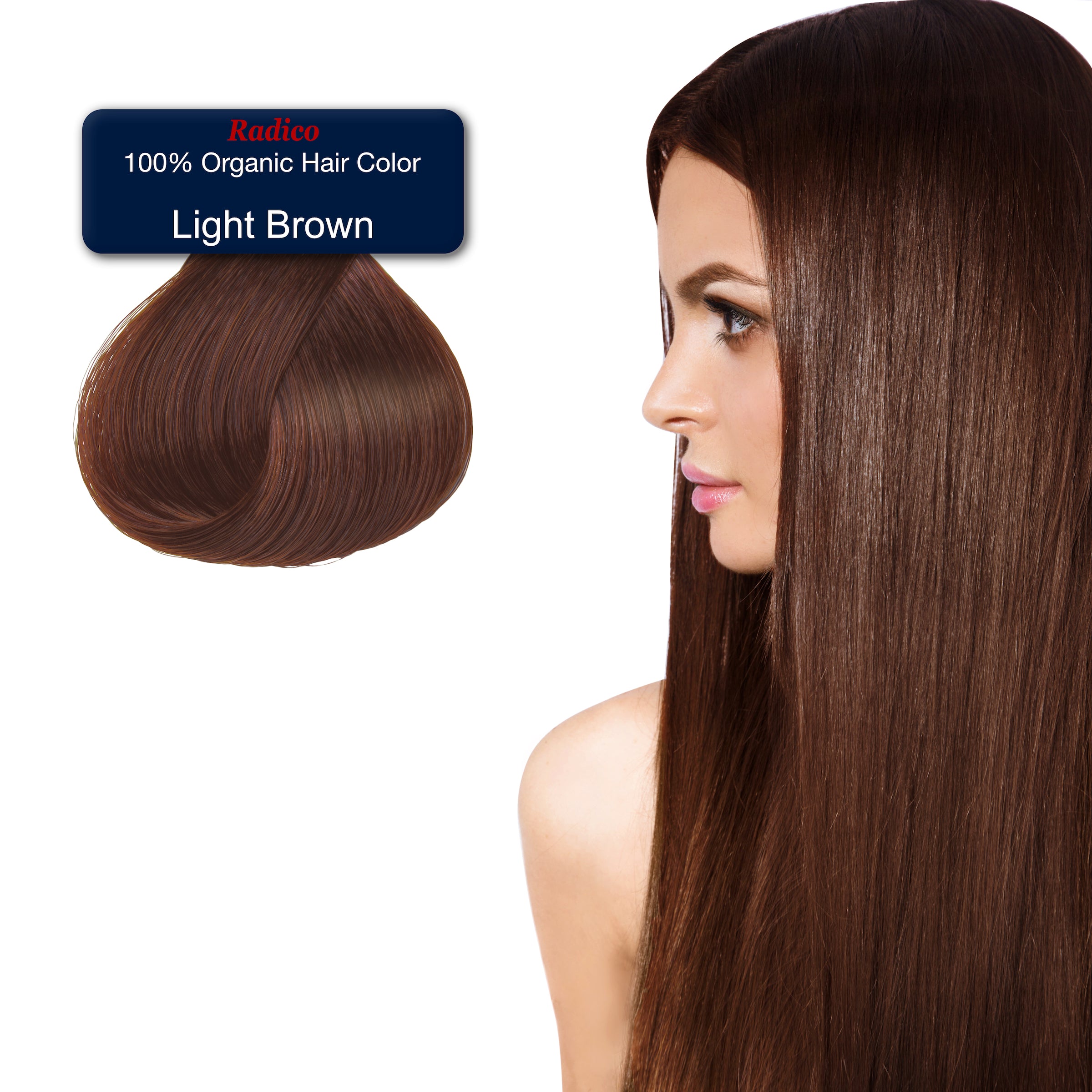 Kollega Dyrt Klage Light Brown - Non-Toxic & 100% Organic Hair Dye – Radico USA