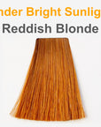Reddish blonde under sunlight