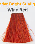 Wine red under sunlight