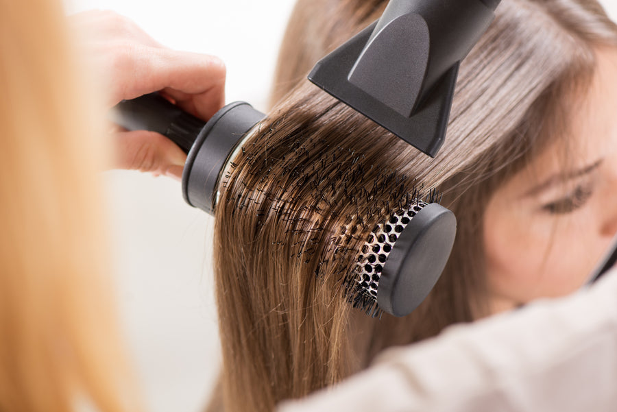 hair drying