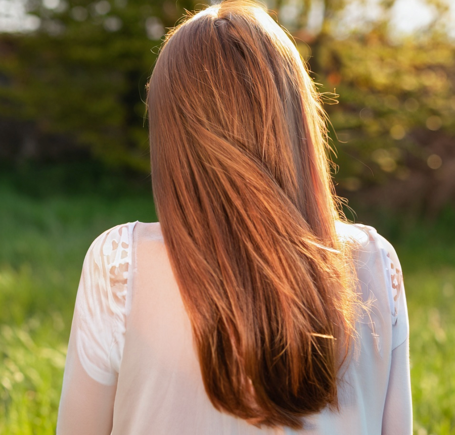 Natural-Looking Copper Brown Hair Color