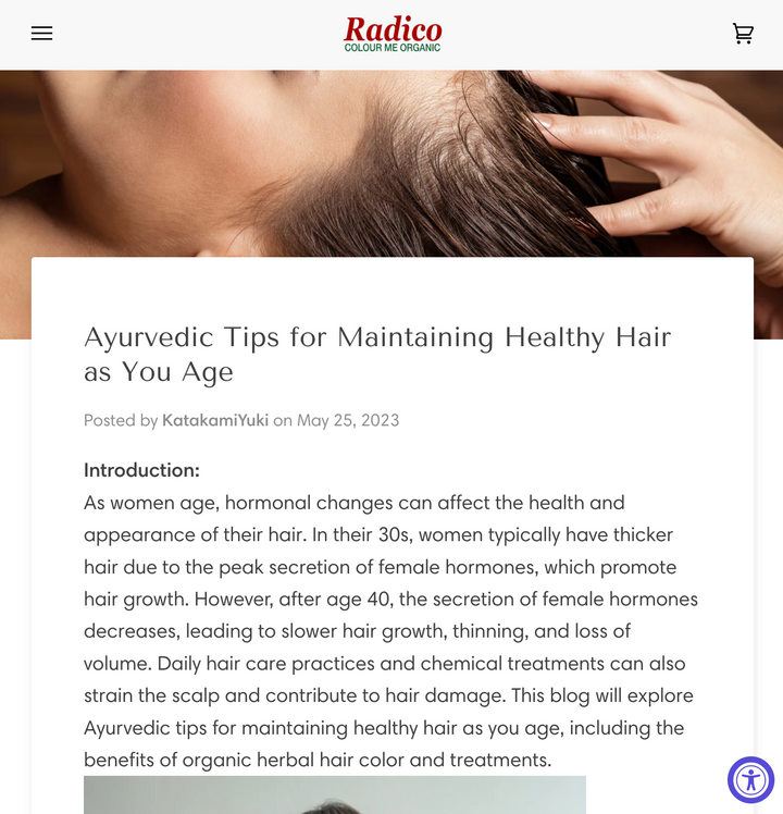 Ayurvedic Tips for Maintaining Healthy Hair as You Age