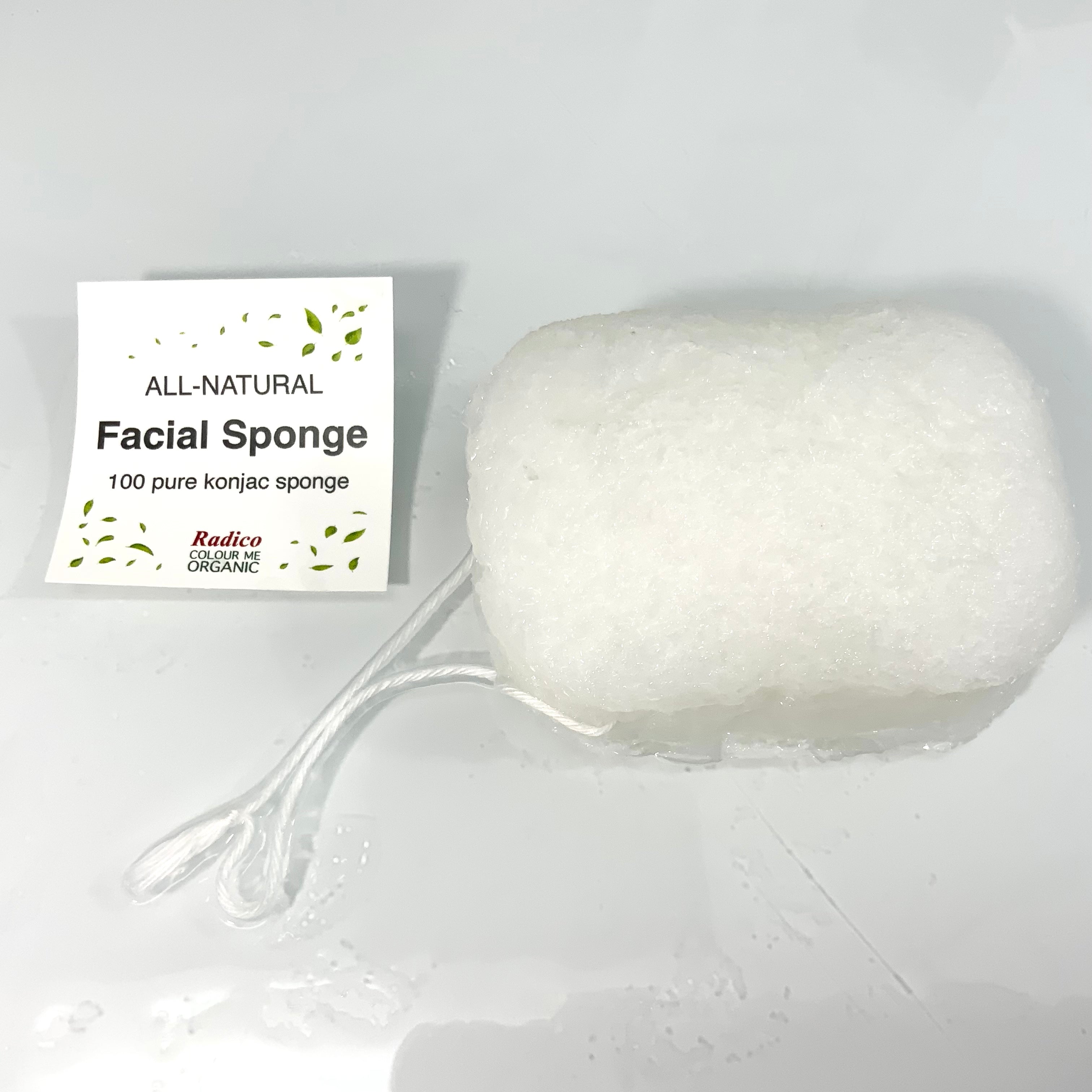 Gentle Facial Cleansing Sponge - All Natural