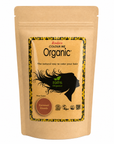 A stand-up kraft paper pouch of Radico Colour Me Organic Hair Color in Caramel Blonde, shown against a plain white background.