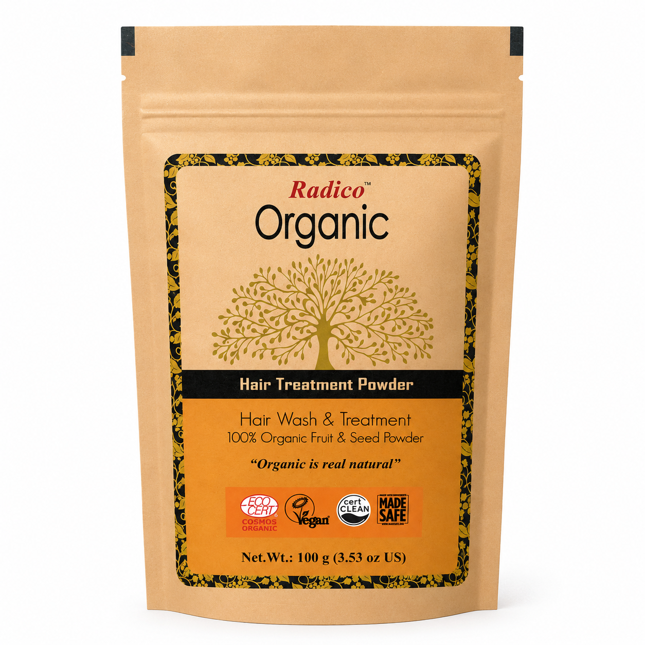 package of hair treatment powder