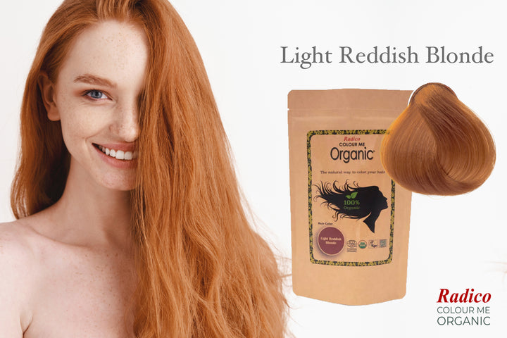 Light reddish blonde hair dye