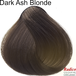 Dark Ash Blonde Organic Hair Color. Hair Sample.