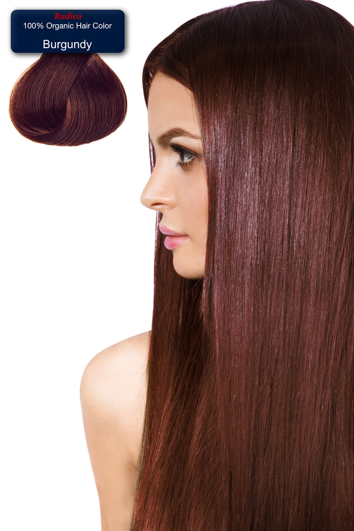 Burgundy hair color image