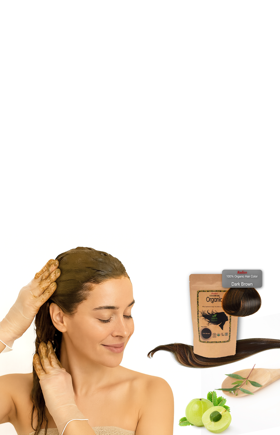 organic hair dyeing image