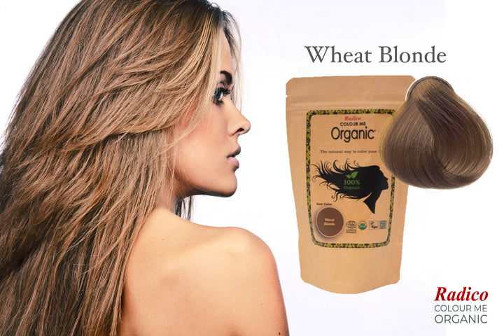 Wheat blonde hair dye