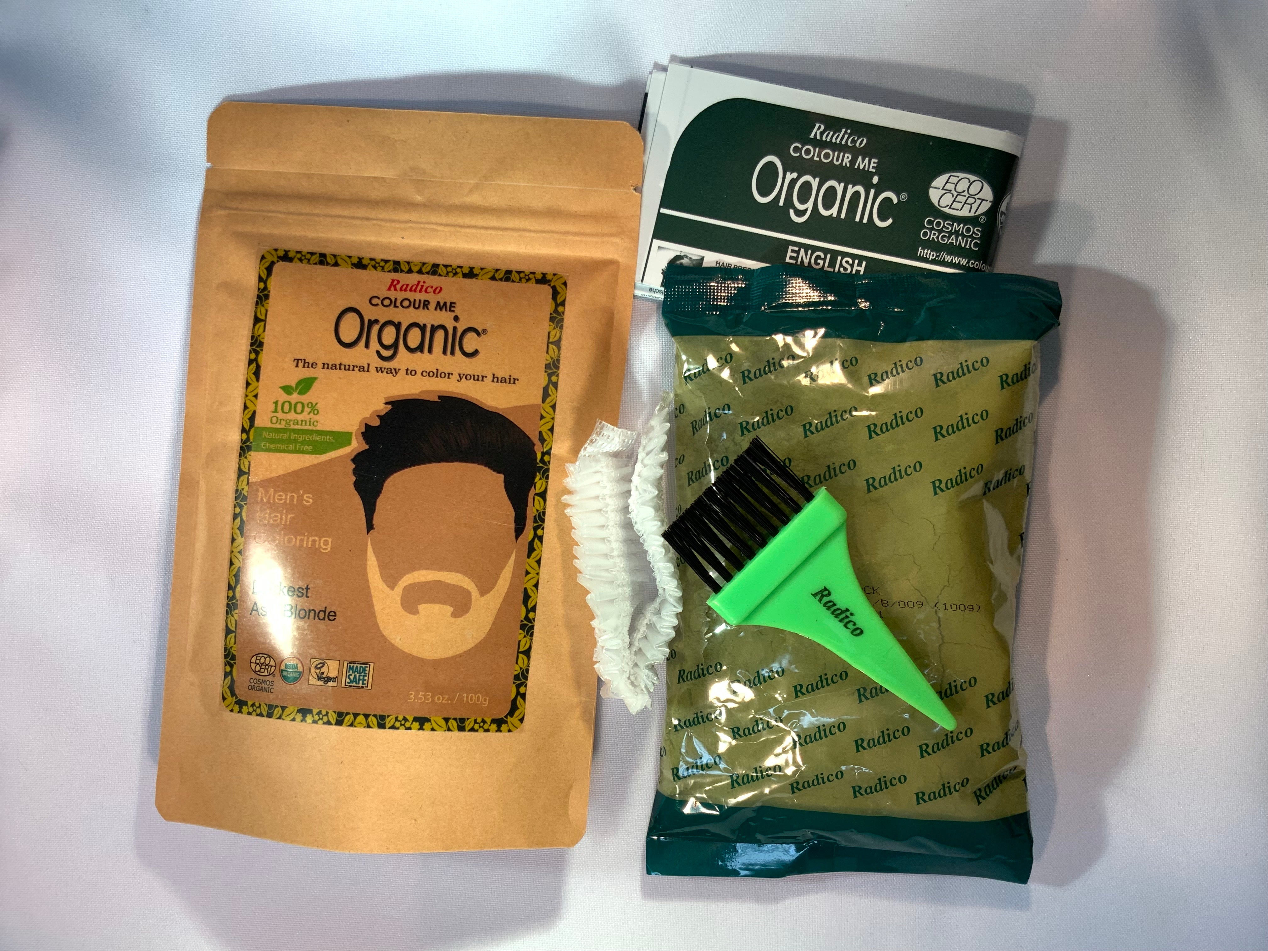 Men's Darkest Ash Blonde - Organic Hair Coloring