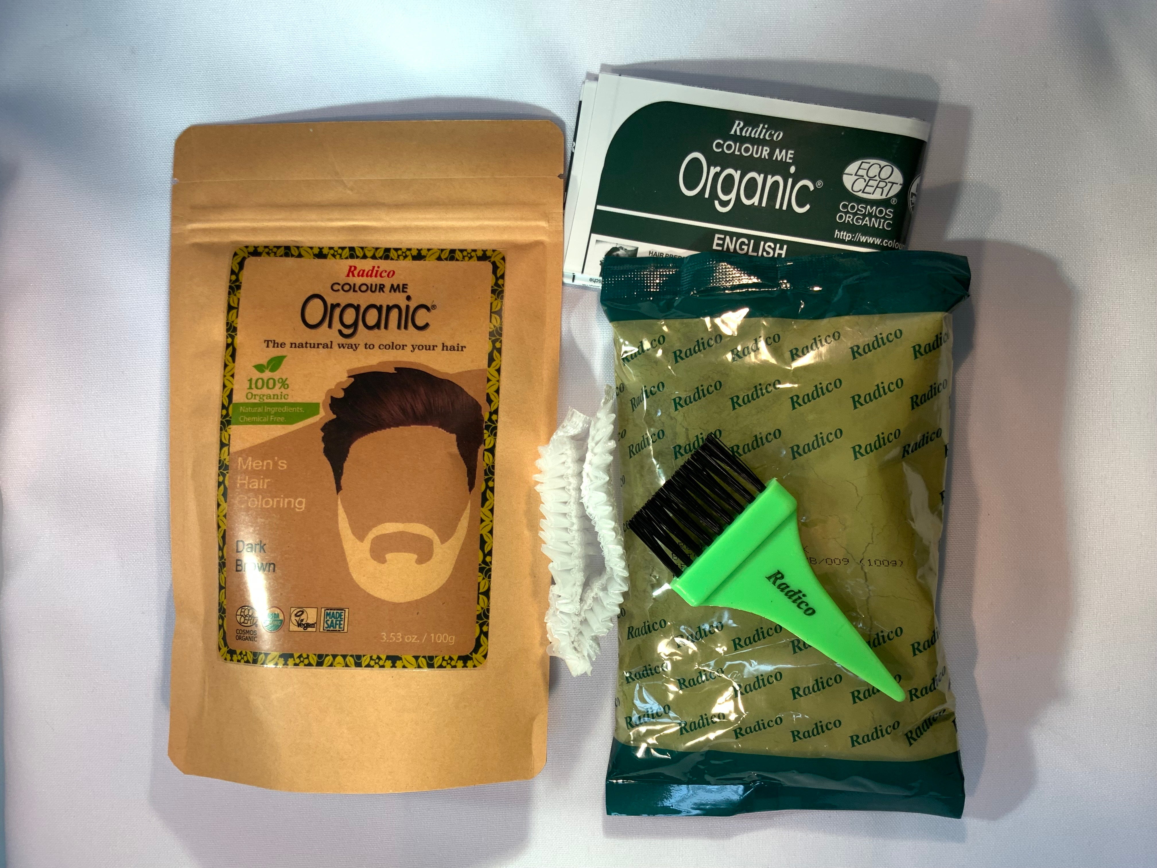 Men's Dark Brown - Organic Hair Coloring