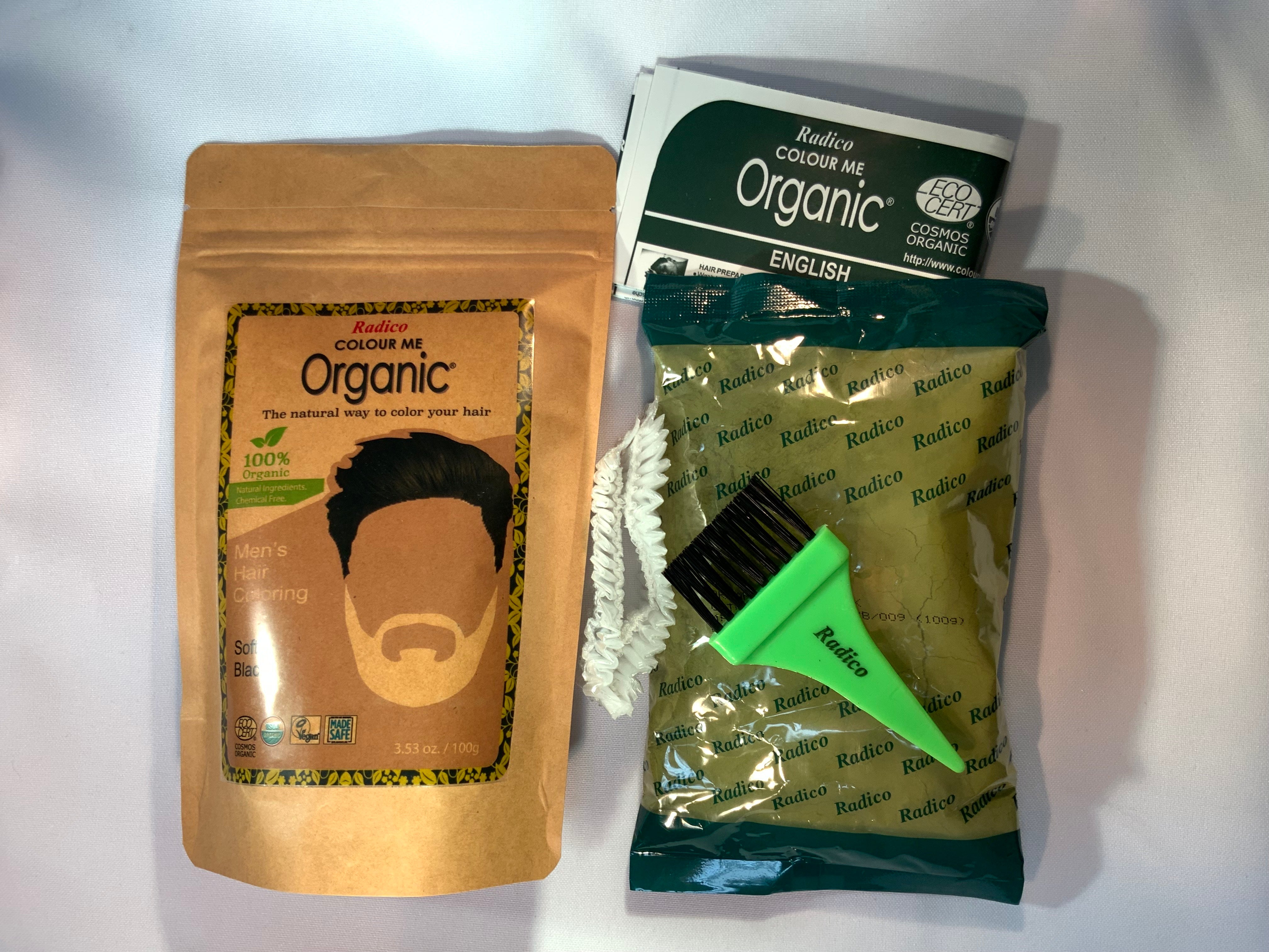 Men's Soft Black - Organic Hair Coloring