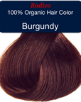Burgundy hair color