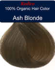 Ash Blonde hair Color Sample
