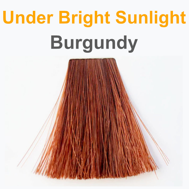 Burgundy under sunlight