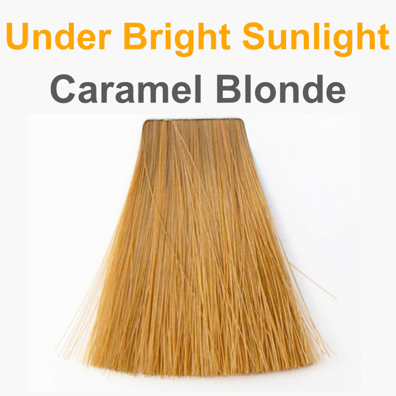 Caramel blonde under sunlight