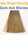 Dark ash blonde under sunlight
