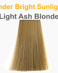 Light ash blonde under bright sun light