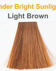 light brown hair color under sunlight