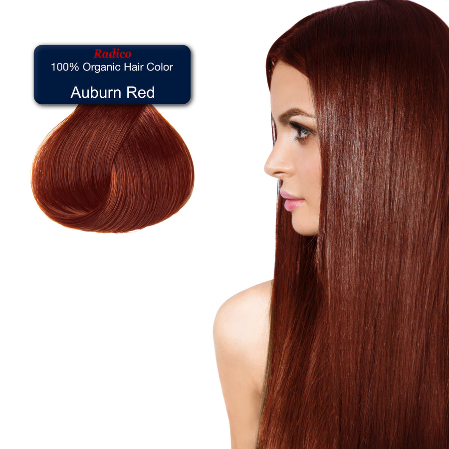 auburn red hair color image