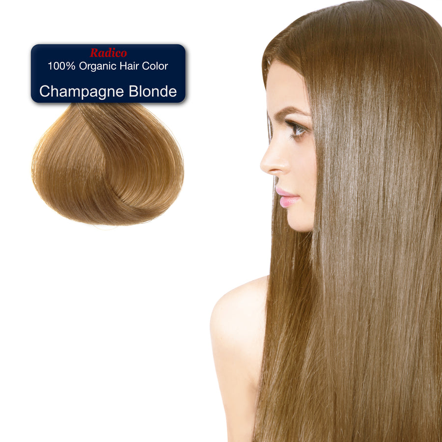 champagne blonde hair color image