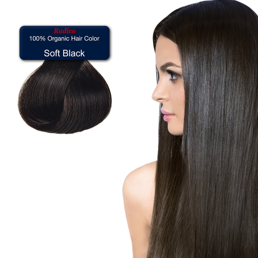 Soft Black hair color
