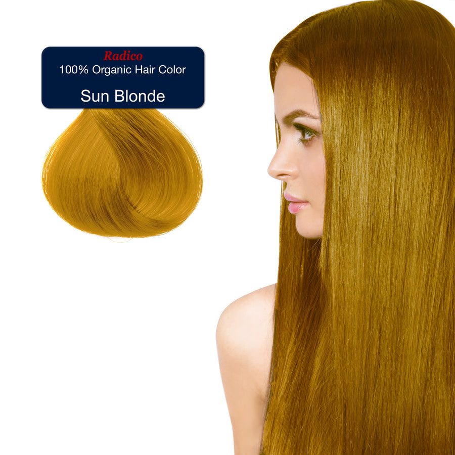 sun blonde hair color image