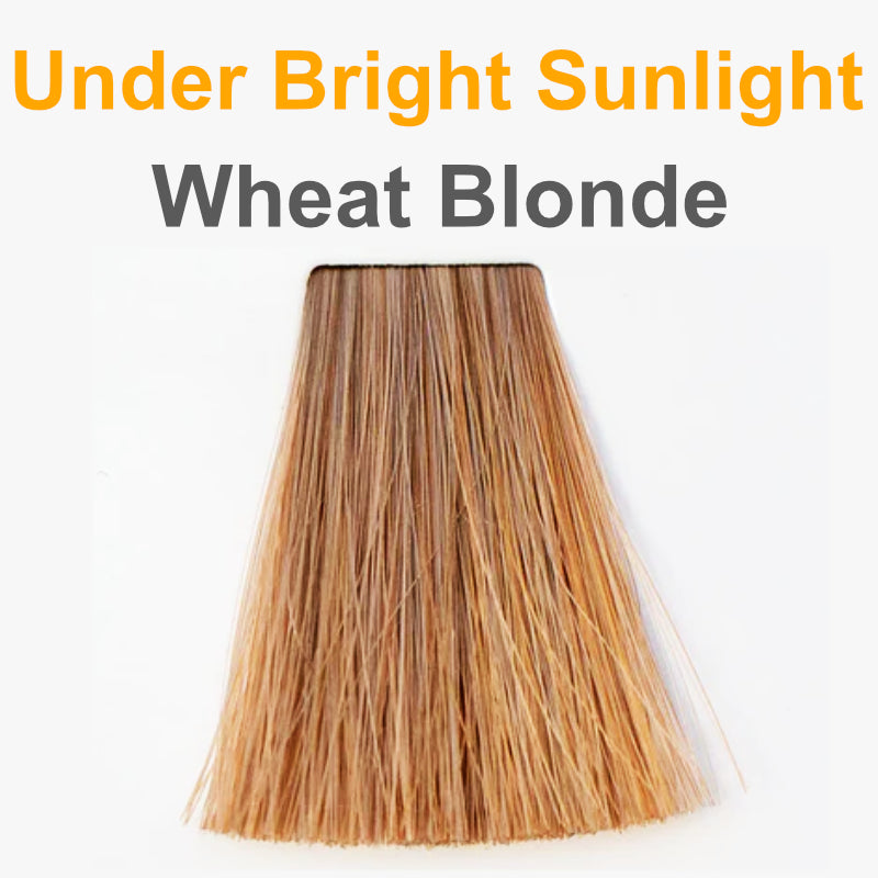 wheat blonde under sunlight