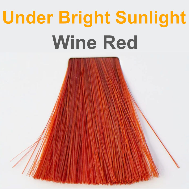 Wine red under sunlight